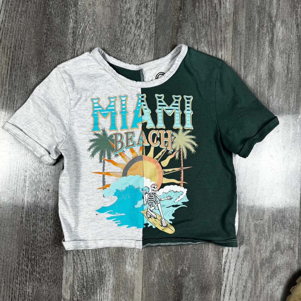 Social Culture Catch The Waves Beach Surf & Chill Skull T-Shirt
